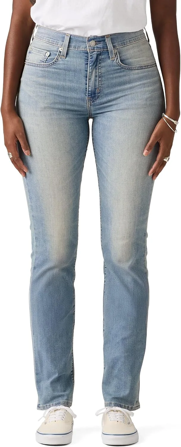 Levi's ▫️ 724 High Rise Straight - Calças de ganga para mulher