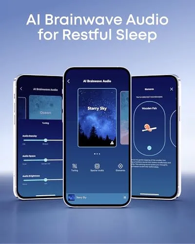 Soundcore ▫️ Auscultadores Sleep A30 da Anker: com cancelamento ativo de ruído, sistema adaptativo para bloquear o ronco, máximo conforto para quem dorme de lado e 45 horas de reprodução 6