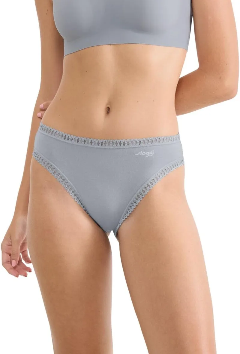 Sloggi ▫️ Go Crush High Leg C3p Cuecas para mulher (conjunto de 3)