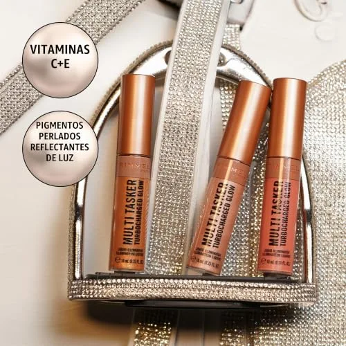 Rimmel London ▫️ Rimmel Multi Tasker Turbocharged Glow Iluminador 002 Rosy Rebel 7