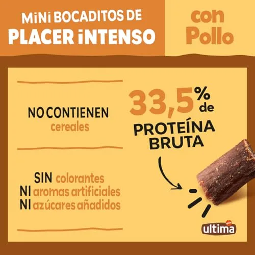 ultima ▫️ Snacks para Cães Mini/Pequenos: Petiscos Intensos com Frango 12 x 40 g 3
