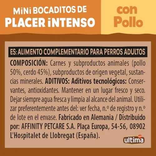 ultima ▫️ Snacks para Cães Mini/Pequenos: Petiscos Intensos com Frango 12 x 40 g 4