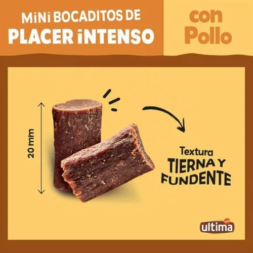 ultima ▫️ Snacks para Cães Mini/Pequenos: Petiscos Intensos com Frango 12 x 40 g 6