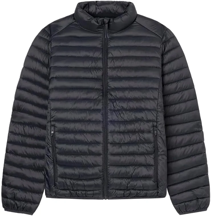 SPRINGFIELD ▫️ Light Puffa Funnel Jacket Resistente à água Casaco leve para homem