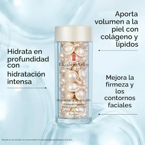 Elizabeth Arden ▫️ Soro com Ácido Hialurónico, Peptídeos e Ceramidas – 30 Cápsulas 4