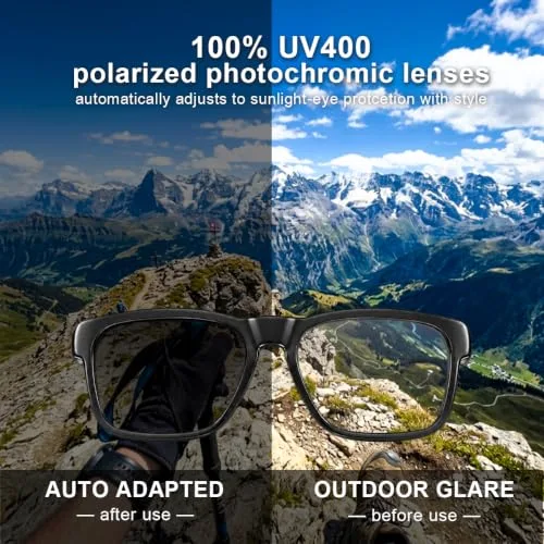 OhO sunshine ▫️ Óculos OhO sunshsine AI, óculos de sol com áudio Bluetooth e 10 horas de autonomia, tradução via ChatGPT, resistentes à água e com design de orelhas abertas 6