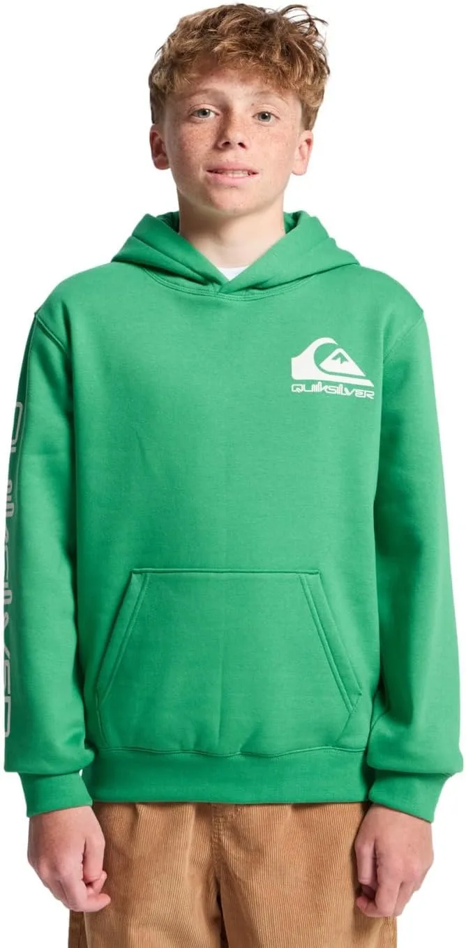 Quiksilver ▫️ Camisola com Capuz Omni Logo para Jovens - Camisola para Crianças