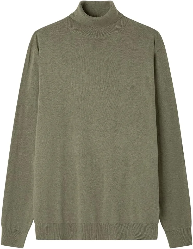 SPRINGFIELD ▫️ Gg12 Camisola Básica de Malha com Gola Alta para Homem