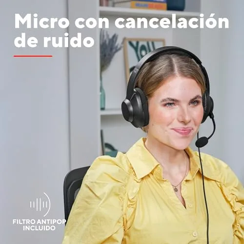 Trust ▫️ Ayda MAX Auscultadores com cabo USB, tipo over-ear, microfone ENC, pretos 4