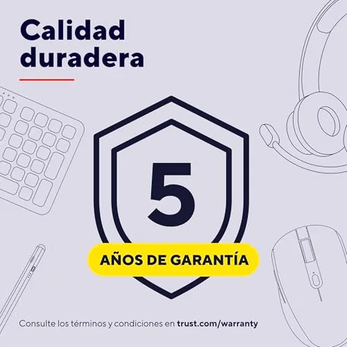 Trust ▫️ Ayda MAX Auscultadores com cabo USB, tipo over-ear, microfone ENC, pretos 6