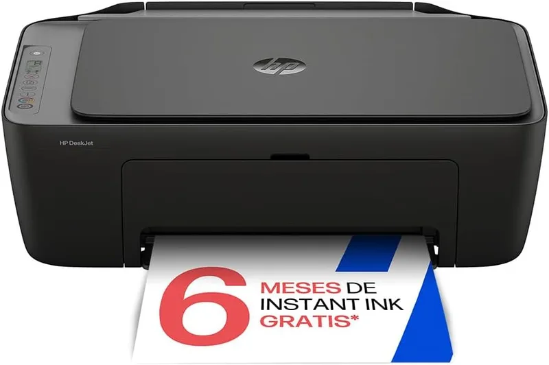 HP ▫️ DeskJet 2920, impressora multifunções a jato de tinta a cores, sem fios, com painel de controlo LCD, Wi-Fi de banda dupla, App Smart, 6 meses de tinta instantânea incluída, preto