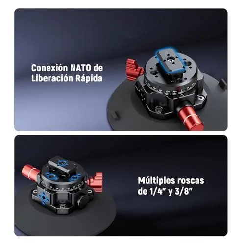 NEEWER ▫️ GA022 Suporte para câmara de ação para automóvel com ventosa a vácuo e braço hidráulico 7