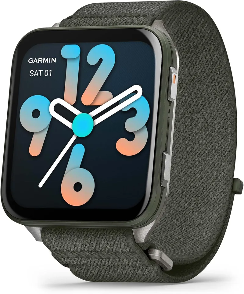 Garmin ▫️ Venu X1, relógio inteligente com GPS, verde