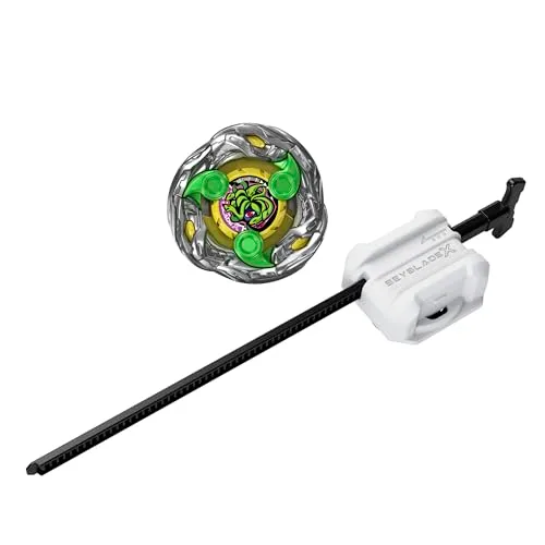 Hasbro ▫️ Beyblade X, Stun Medusa 9-60 GB UX, Kit Inicial com Top Takara Tomy do Tipo Resistência e Lançador, Conjunto de Tops de Batalha, A partir dos 8 anos 2