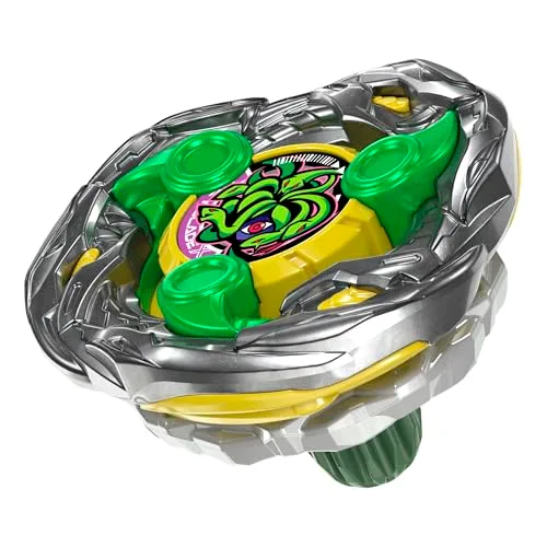 Hasbro ▫️ Beyblade X, Stun Medusa 9-60 GB UX, Kit Inicial com Top Takara Tomy do Tipo Resistência e Lançador, Conjunto de Tops de Batalha, A partir dos 8 anos 4