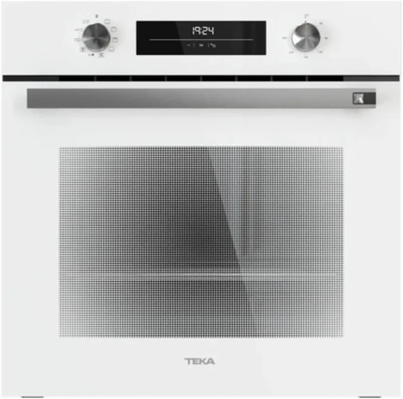 Teka ▫️ Forno multifunções 60cm HydroClean A+, 8 funções de cozedura, calhas de guia telescópicas e extensão, tabuleiro anti-tombamento, NEO HSB 6350 WH