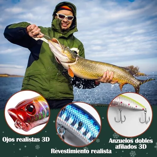 Lustkindheit ▫️ Calendário do Advento de Pesca 2026 para Homem com Ferramentas - 77 peças 3