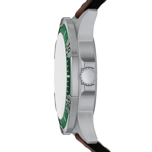 Fossil ▫️ Relógio Garrett para homem, movimento de quartzo multifunções com bracelete em aço inoxidável ou couro 5
