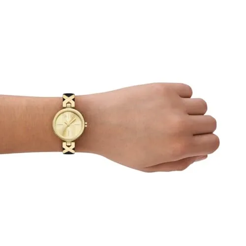 Armani Exchange ▫️ Relógio para mulher, movimento de quartzo com dois ponteiros e caixa de 32 mm com bracelete em aço inoxidável 2