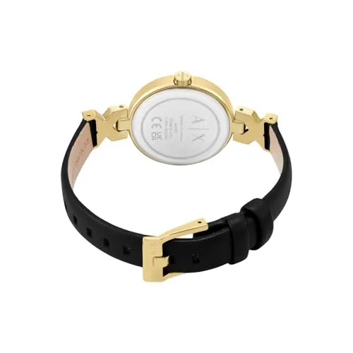 Armani Exchange ▫️ Relógio para mulher, movimento de quartzo com dois ponteiros e caixa de 32 mm com bracelete em aço inoxidável 7