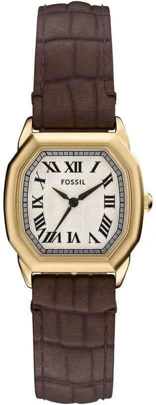 Fossil ▫️ Relógio Harlow para mulher, movimento de quartzo com três ponteiros e bracelete em aço ou pele