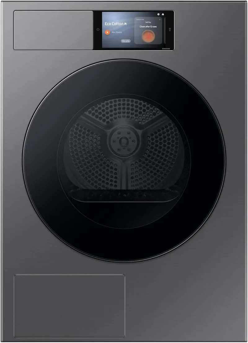 Samsung ▫️ Secadora Bespoke AI 9 kg Classe A Grafite DV90F09F4SU3 | Poupa até 20 % de energia graças à IA, AI Home, secagem automática OptimalDry e programa Super Speed