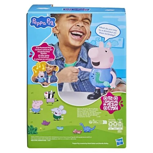 Peppa Pig ▫️ o George canta e faz piadas, boneco de 20 cm, brinquedo musical com mais de 50 sons e canções, brinquedos pré-escolares para meninas e meninos a partir dos 3 anos – Versão em espanhol 4
