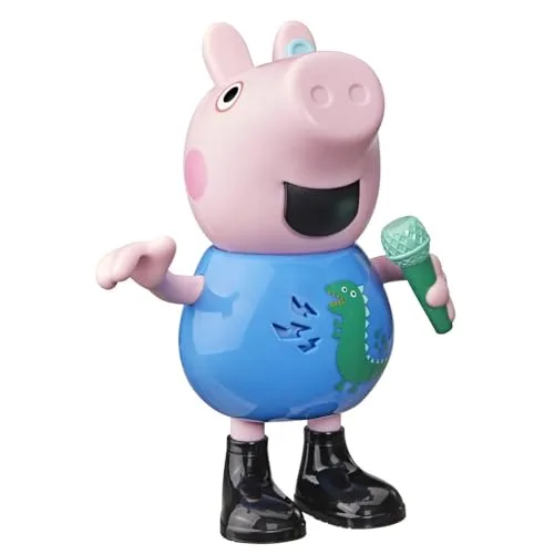Peppa Pig ▫️ o George canta e faz piadas, boneco de 20 cm, brinquedo musical com mais de 50 sons e canções, brinquedos pré-escolares para meninas e meninos a partir dos 3 anos – Versão em espanhol 5
