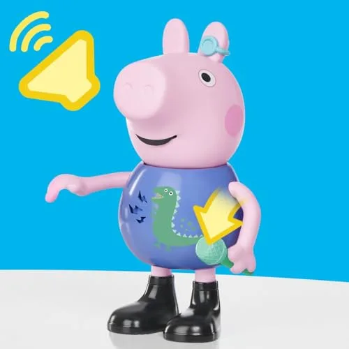 Peppa Pig ▫️ o George canta e faz piadas, boneco de 20 cm, brinquedo musical com mais de 50 sons e canções, brinquedos pré-escolares para meninas e meninos a partir dos 3 anos – Versão em espanhol 6