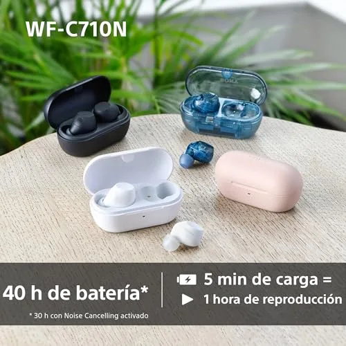 Sony ▫️ Auriculares sem fios WF-C710N com cancelamento de ruído, brancos 6