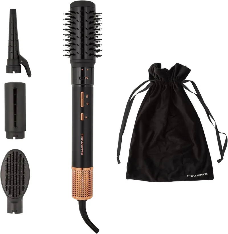 Rowenta ▫️ Air Shape, modelador de cabelo, 4 cabeças diferentes, motor digital de alta velocidade, até 150 km/h, resultados duradouros, UB9820