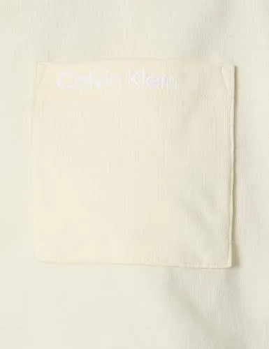 Calvin Klein ▫️ Camisola de dormir feminina com logótipo, manga comprida e corte curto Lv00qs7516 4