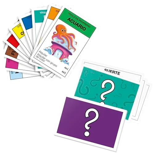 Hasbro Gaming ▫️ Jogo de mesa Monopoly Junior (Edição de 2026) | 2 jogos num só para crianças pequenas, tabuleiro de duas faces | A partir dos 4 anos | 2-4 jogadores | 20 min. | Presentes para crianças em idade pré-escolar - Versão em espanhol 3