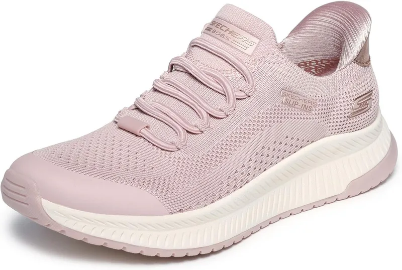 Skechers ▫️ Mulher Bobs Squad 4 Dire Step Slip-In Ténis Desportivos