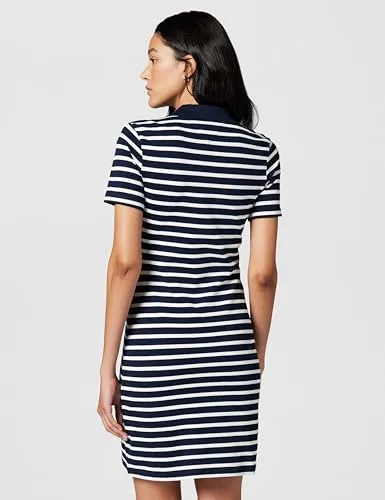 Tommy Hilfiger ▫️ Vestido estilo polo para mulher, corte justo, decote em V, curto 3