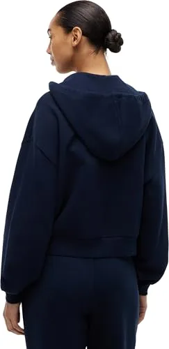 Tommy Hilfiger ▫️ Mdrn Script Zip Terry Hoodie Ww0ww47845 Camisola com capuz e fecho de correr para mulher 2
