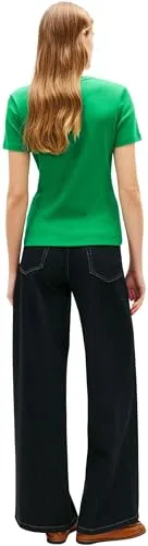 Tommy Hilfiger ▫️ Camiseta de manga curta para mulher New Slim Cody com gola redonda 2
