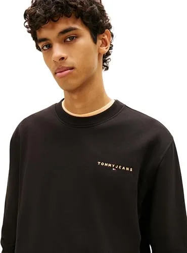 Tommy Jeans ▫️ Camisola de Homem Linear com Gola Redonda 4