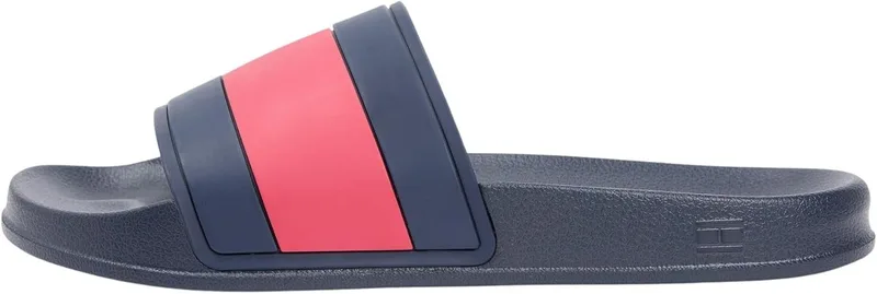 Tommy Hilfiger ▫️ Core Hilfiger Flag Pool Slide Fm0fm05798 Chinelos para homem