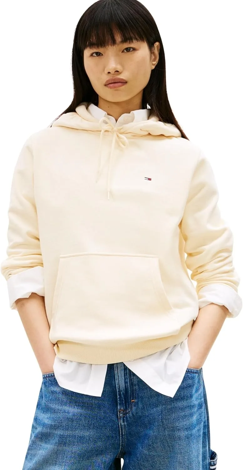 Tommy Jeans ▫️ Sweatshirt Flag Regular Fit para mulher