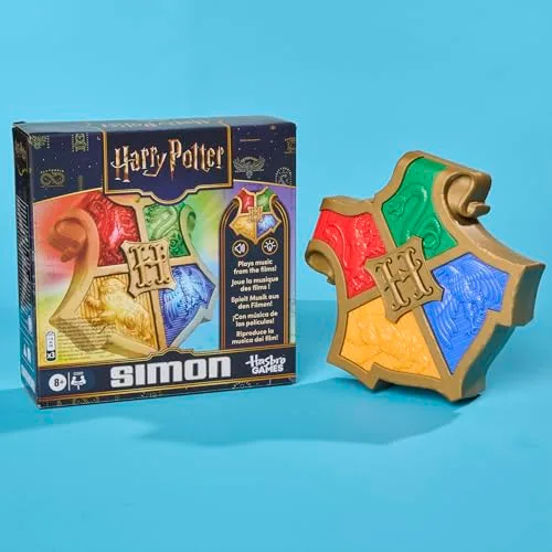 Hasbro Gaming ▫️ Jogo Simon Edição Harry Potter - Jogo eletrónico portátil de memória para meninos e meninas - Tema de Hogwarts - Luzes e sons - Com licença oficial - 1 ou mais jogadores - A partir dos 8 anos 2