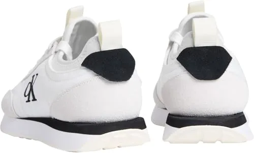 Calvin Klein ▫️ Retro Runner Sock Laceup Mix Mat Yw0yw02060, parte superior baixa, mulher 2