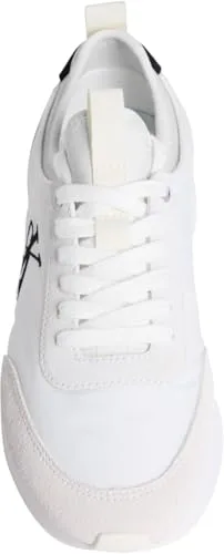 Calvin Klein ▫️ Retro Runner Sock Laceup Mix Mat Yw0yw02060, parte superior baixa, mulher 4