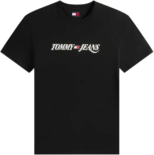 Tommy Jeans ▫️ TJM Reg Vintage La SS tee Dm0dm22548 Camiseta de manga curta para homem 6