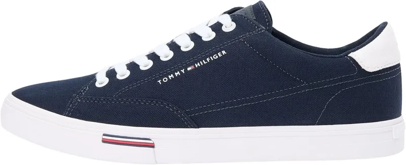 Tommy Hilfiger ▫️ Vulc Core RWB Long Lace Cvs Fm0fm05813, Sapatilhas de cano baixo para homem