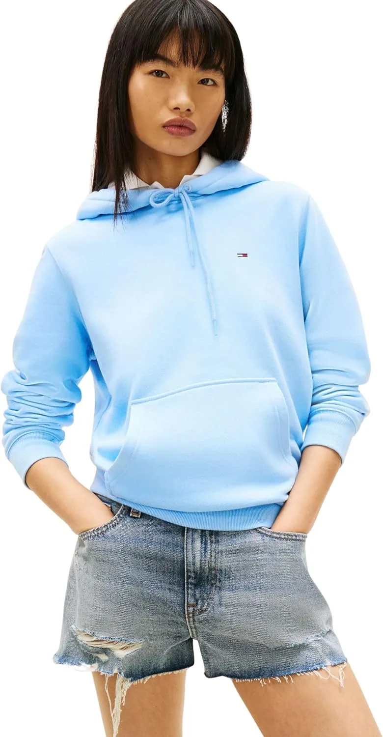 Tommy Jeans ▫️ Camisola de Mulher Flag Regular Fit