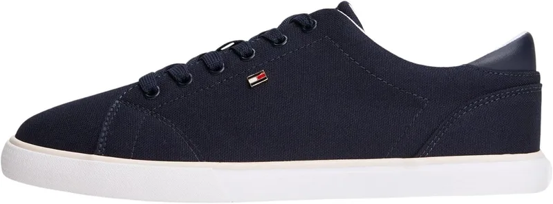 Tommy Hilfiger ▫️ TH Low Profile Vulc Canvas Fw0fw09102 Canos baixos - Mulher