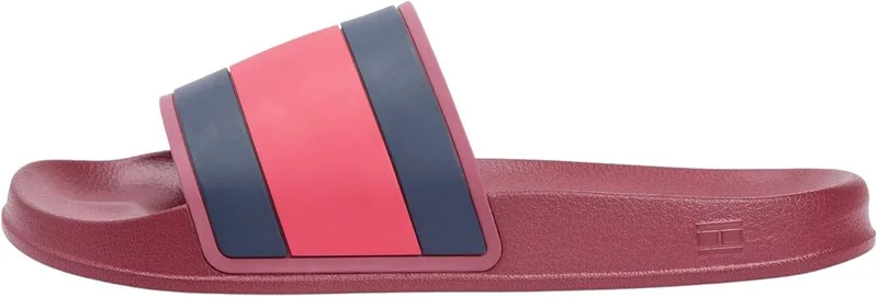 Tommy Hilfiger ▫️ Core Hilfiger Flag Pool Slide Fm0fm05798 Chinelos para homem