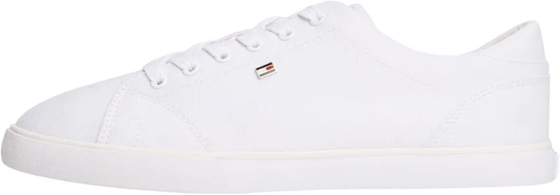 Tommy Hilfiger ▫️ TH Low Profile Vulc Canvas Fw0fw09102 Low Top Feminino