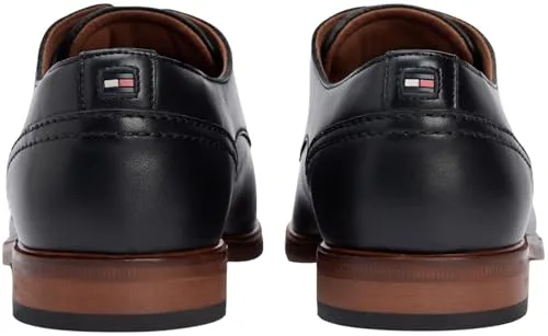 Tommy Hilfiger ▫️ Sapatos de couro Hilfiger Fm0fm05777, Sapatos Derby para homem 3